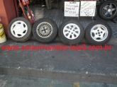 VENDIDO LOTE DE RODAS 2 GM 1 VW 1 FORD USADOS C/PNEU